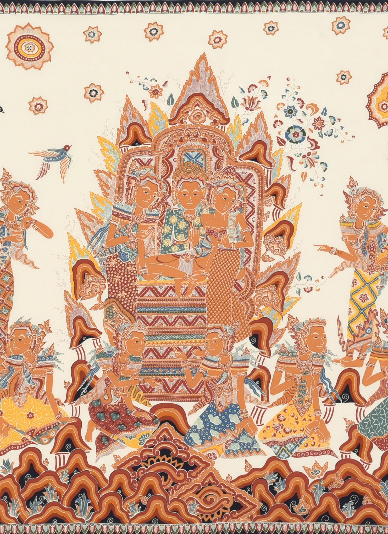 Batik Bali Arjuna Wiwaha - Kain Panjang Motif Batik Pithe