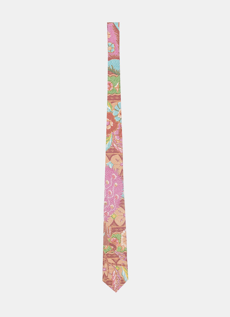 Handmade Batik Neck Tie - Multicolor
