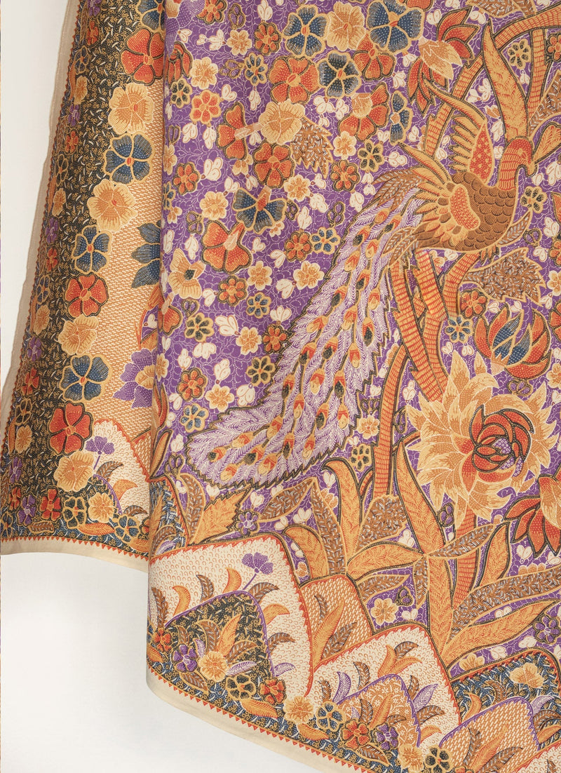 Pithe Design Hokokai Merak Bertengger - Kain Panjang Motif Batik Pithe ...