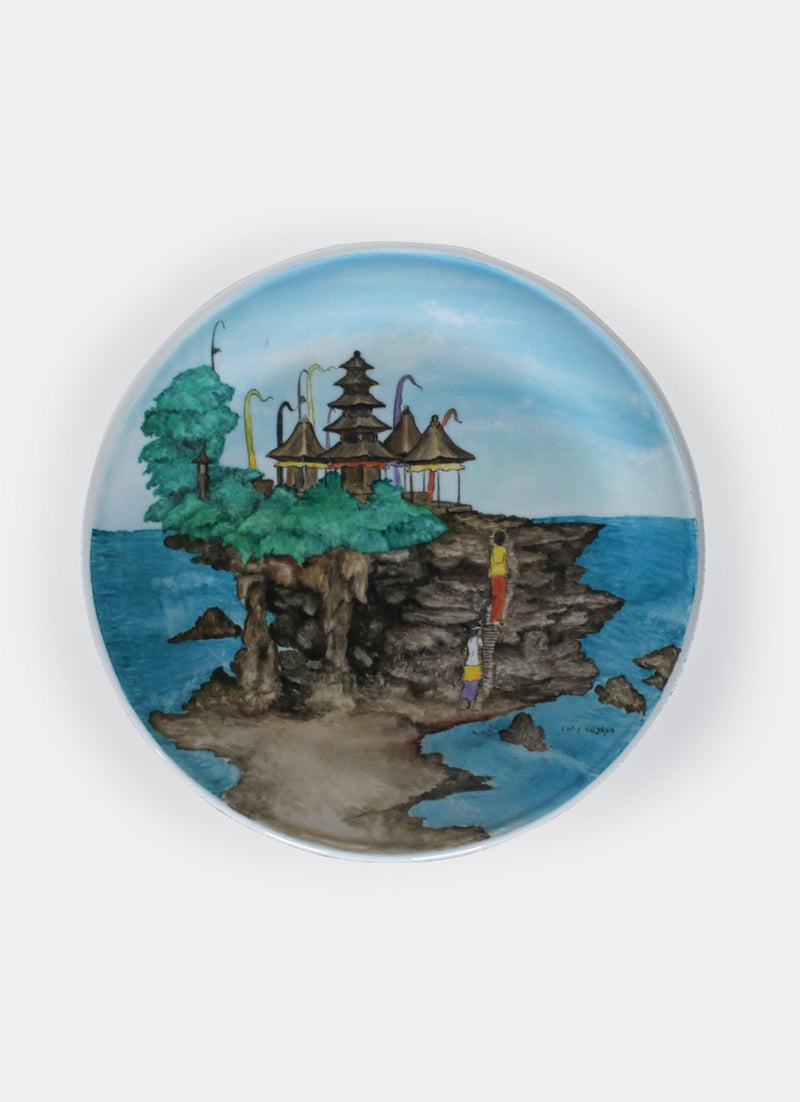 Bali Hand Painted Ceramic Plate