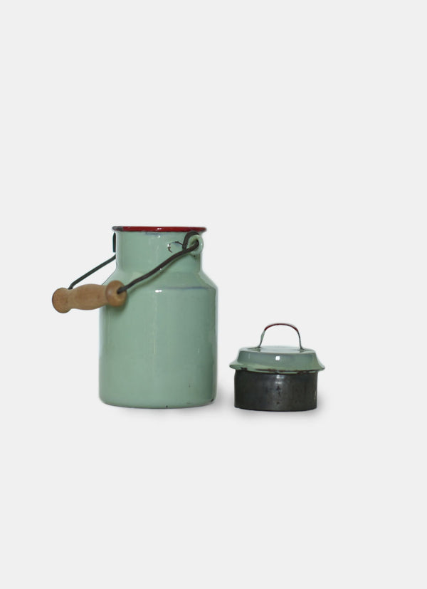 Czechoslovakia Enamel Milk Jug