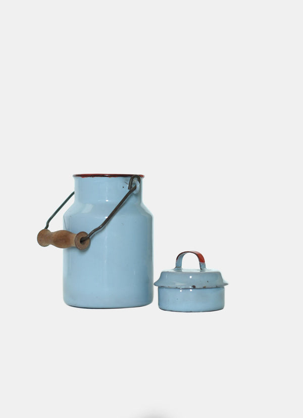 Czechoslovakia Enamel Milk Jug