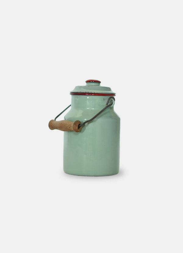 Czechoslovakia Enamel Milk Jug