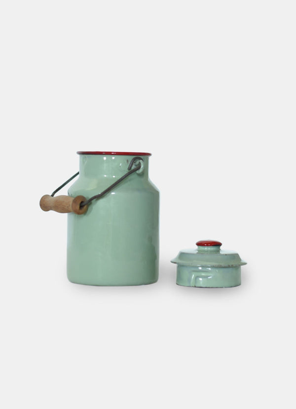 Czechoslovakia Enamel Milk Jug