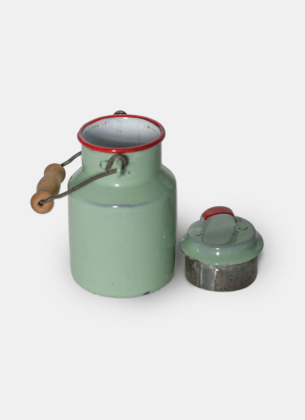 Czechoslovakia Enamel Milk Jug