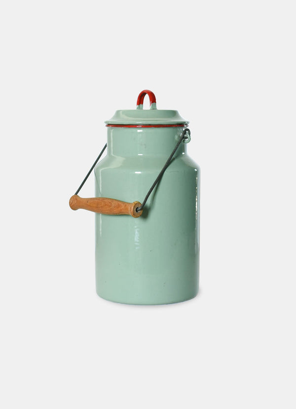 Czechoslovakia Enamel Milk Jug