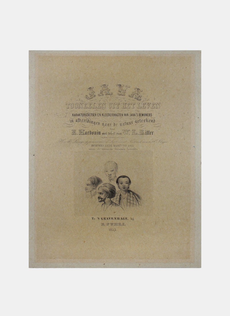 Repro Lithograph – De chineesche Smid Op Batavia