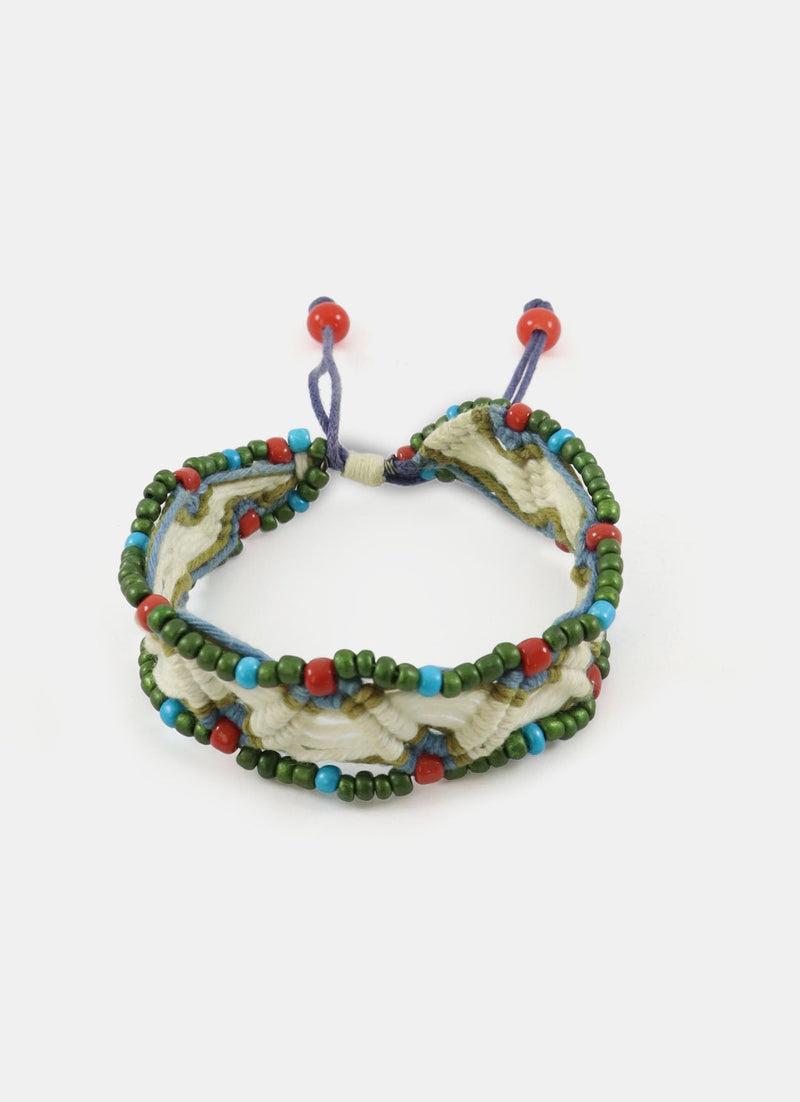 Leather String Beads Bracelet